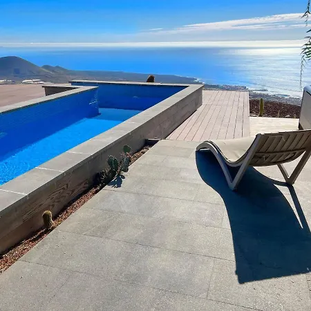 Paraiso With Spectacular Ocean Viev Heated Pool & Jacuzzi Güimar